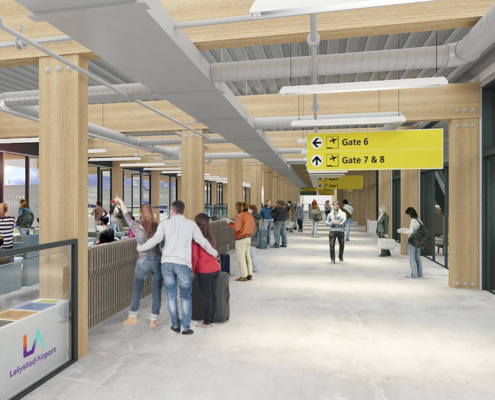 Arcon houtconstructies bv | Airport Lelystad
