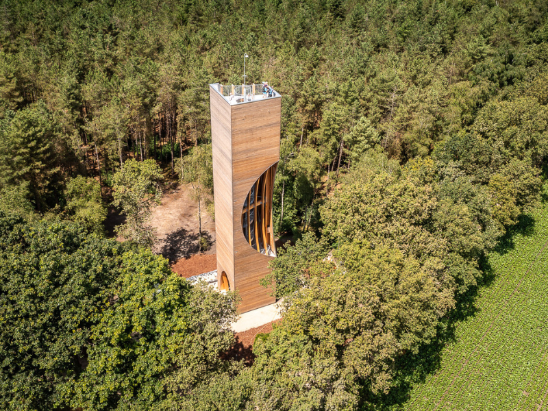 Uitkijktoren-Einderheide-Arcon houtconstructies