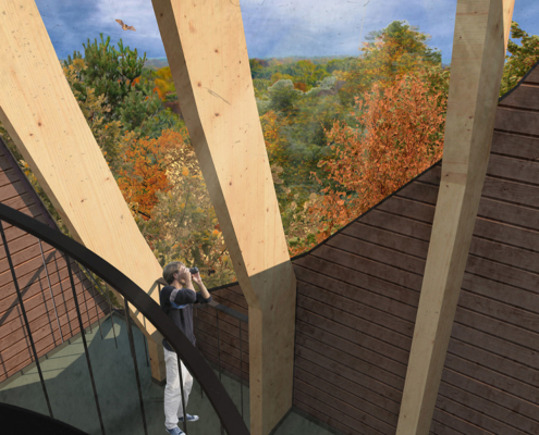 Uitkijktoren Einderheide - Bergeijk - Arcon houtconstructies